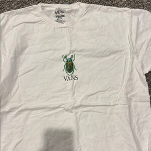 Vans White T-Shirt with Beetle Design